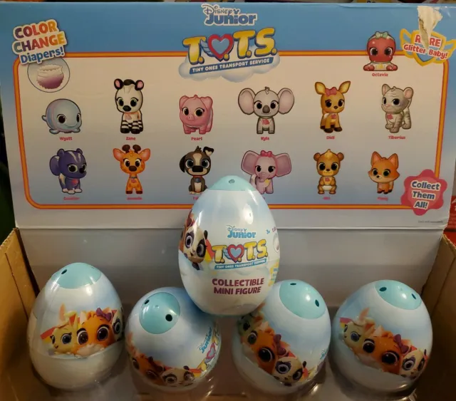 Disney Junior T.O.T.S. Figure Lot Surprise Nursery Babies Panda & Bunny