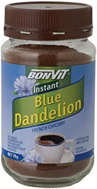 Bonvit Instant Blue Dandelion French Chicory Chai Blend Tea, 70G