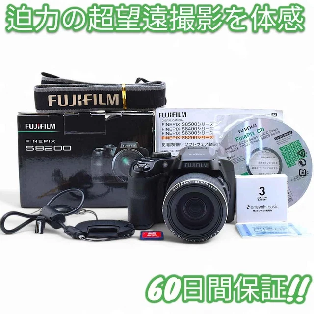 Fujifilm FINEPIX S8200 スマホ転送OK 元箱 #9033 FUJIFILM FINEPIX S8200 Smartphone transfer OK Original box