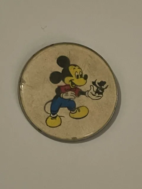 Russian Mickey Mouse Disney's Pin Button Badge Kid Child Soviet Children Big USS