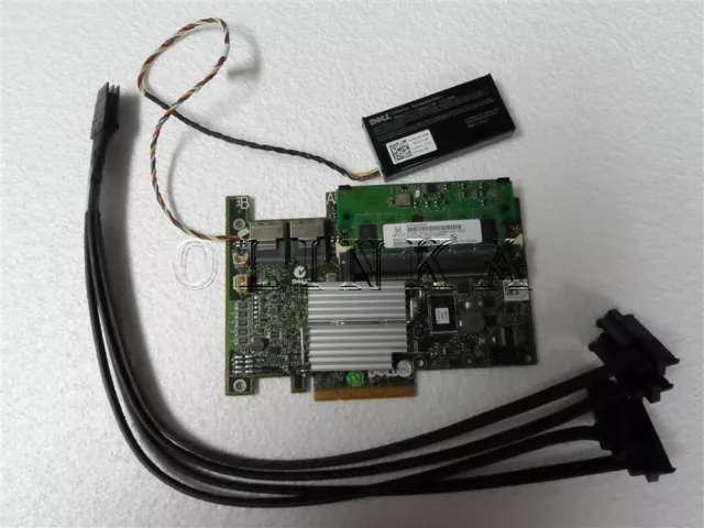 Dell Poweredge R210 Server Perc H700 Pci  Raid Kit Battery Cables For Cabled Hdd