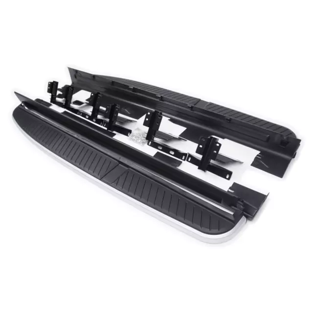 Estriberas Estilo Oe Para Range Rover Sport Steps L320 05-13 Negras/Plateadas 3