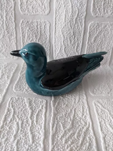 Poole Pottery " Blue Dolphin Glaze " Seagull Retired Vintage 1970s