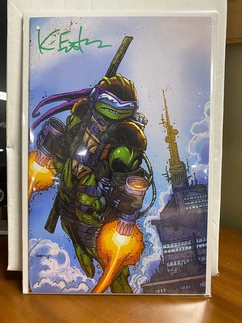 Teenage Mutant Ninja Turtles #98 Signed by Kevin Eastman Virgin w/ COA TMNT