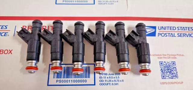 Bosch Upgrade 4 Hole Jeep Cherokee 1999+4.0LFuel Injector Set 6 EV6 23LB GENUINE