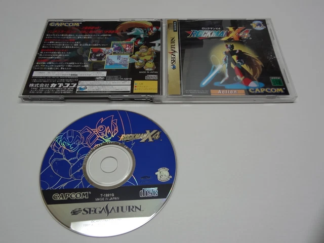 Rockman X4 (Mega Man X4) - Sega Saturn - Japon NTSC - Bon état