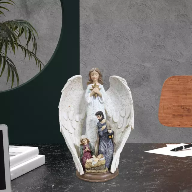 Figurines De Scène De Nativité De Statue De Famille  Pour La Faveur De