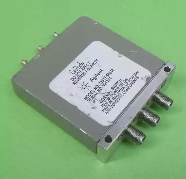 1pc Agilent 33311-60048 26.5GHz 24V 3.5mm RF coaxial switch