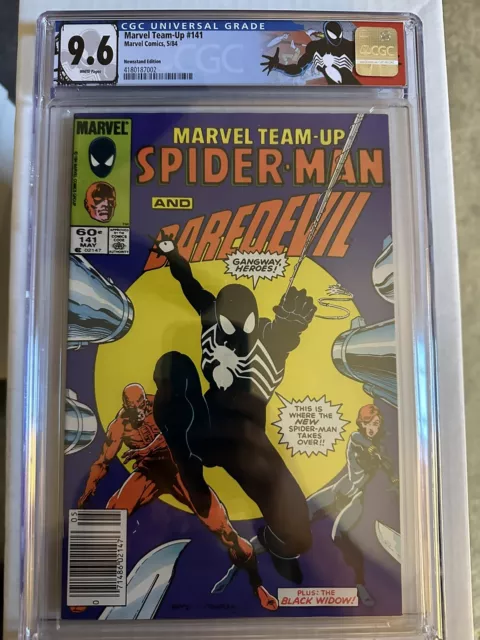 Marvel Team-Up 141 CGC 9.6 Newsstand Custom Label. Venom