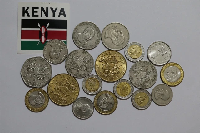 🧭 🇰🇪 Nenya Coin Set Many High Grade B49 #2330
