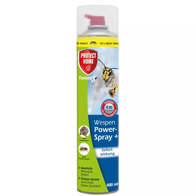 Protect Home FormineX Wespen Power Spray 600 ml Wespenspray Wespengift Bekämpfen