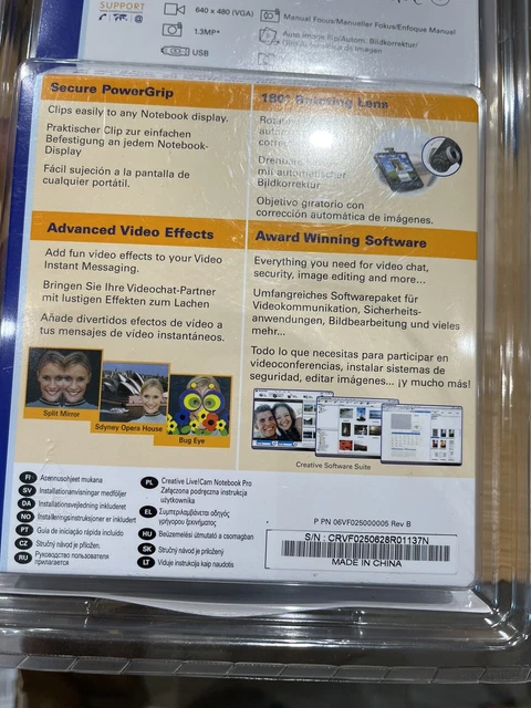 CREATIVE LIVE CAM Notebook Pro Webcam 73VF025000003