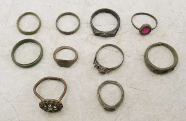Medieval sales bronze rings