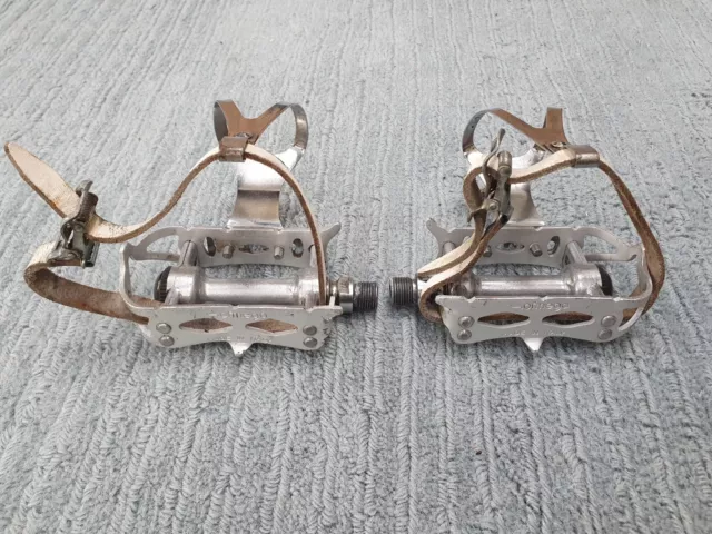 Ofmega Super Competition Quill Road Pedals - Vintage L'Eroica 1980s pedals