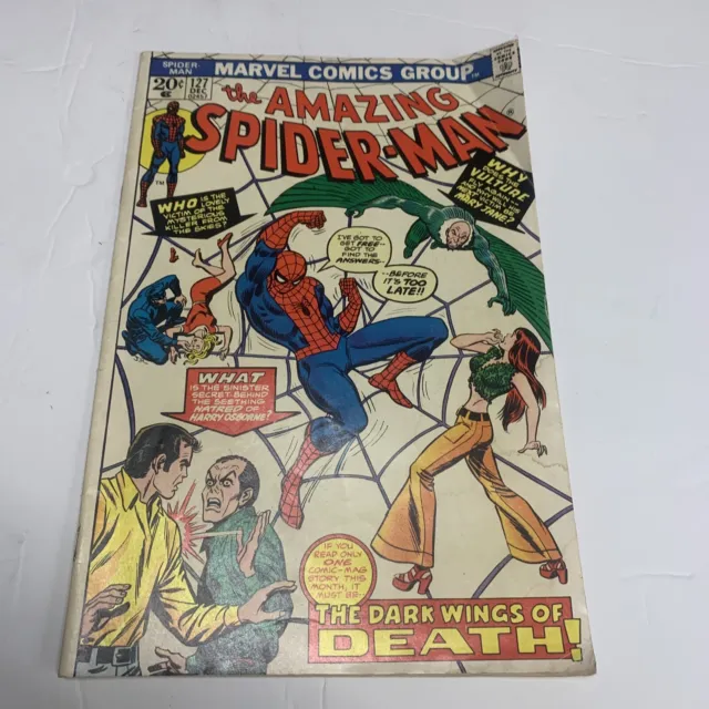 Marvel THE AMAZING SPIDER-MAN No. 127 (1973) 1st Appearance Third Vulture!