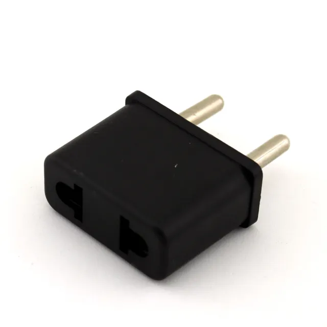 USA US To EU EURO Europe Travel Charger Power Adapter Converter Wall Plug Home