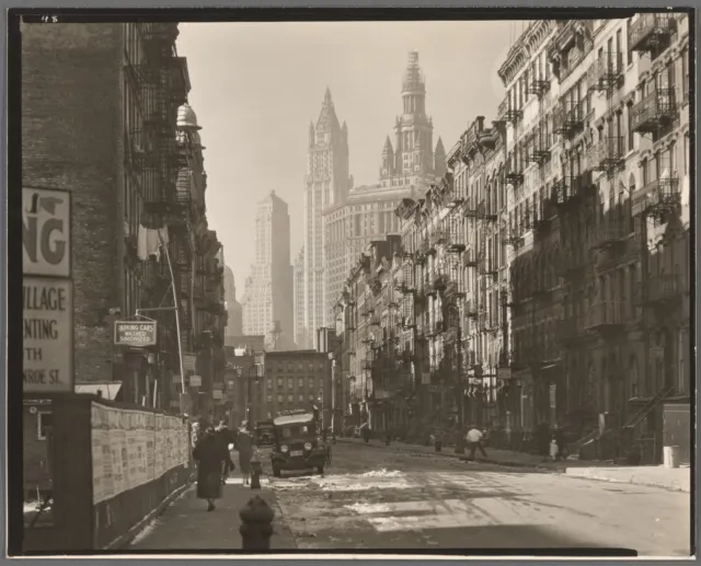 Old 8X10 Photo, 1930's Henry Street New York City 58449945