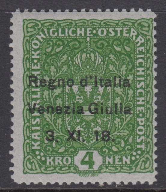 Italy - Venezia Giulia -Sass. 17 MH* cv 1800$  Signed