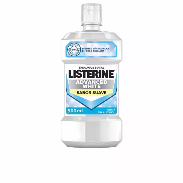 Higiene Listerine unisex BLANQUEADOR AVANZADO enjuague bucal 500 ml