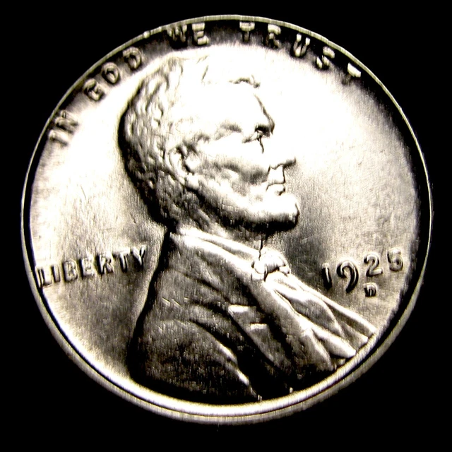 1925-D Lincoln Cent Wheat Penny ---- Gem BU Details Coin ---- #ZZ116