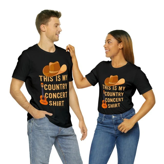 Country Concert T-Shirt, Funny Music Lover Men's/Women's Tee, Humorous Gift Idea