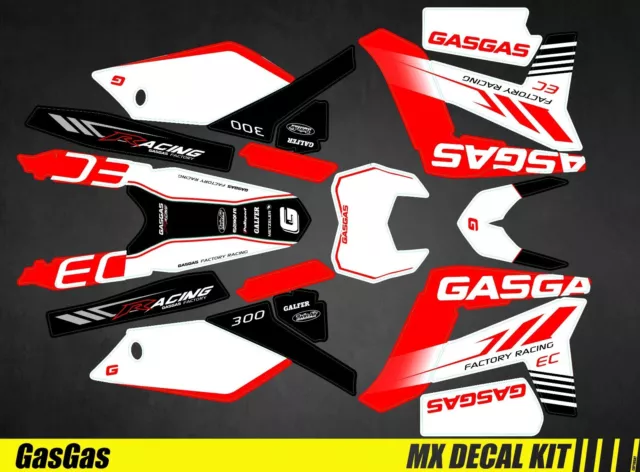 Kit Déco Moto pour / Mx Decal Kit for Gas Gas EC - Factory Racing