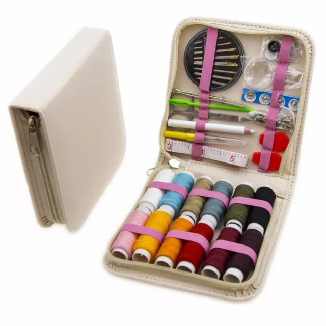 71Pcs Hand Stitching Tools Set DIY Craft Thread Thimble Home Travel