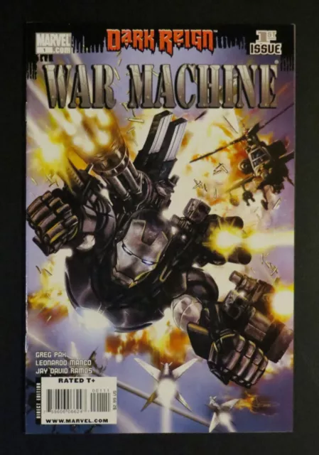 WAR MACHINE #1 VF/NM Iron Man Jim Rhodes Dark Reign Armor Wars Movie Marvel 2009