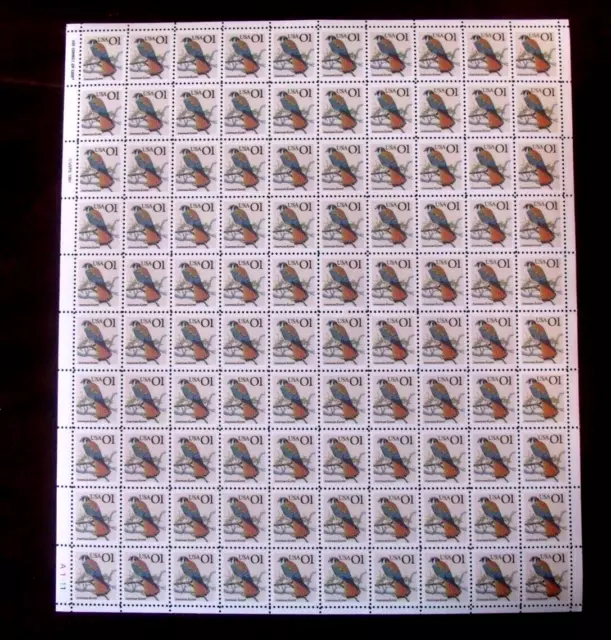 US Stamp Sheet #2476   01c American Kestrel