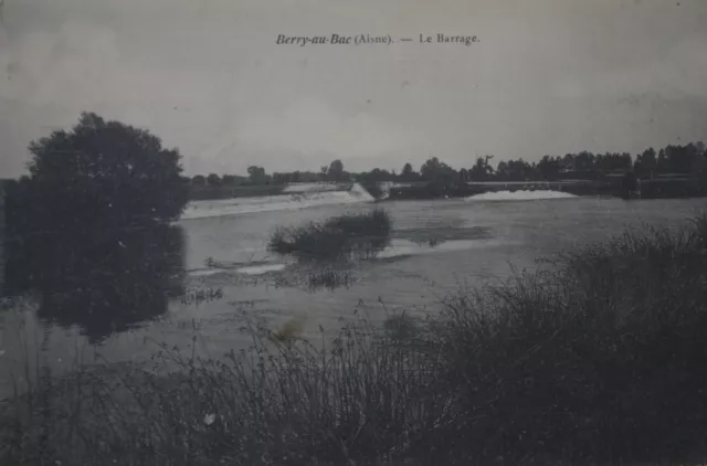 CPA WW1 - Berry-Au-Bac Pre-war - The Dam - 02 - 1917