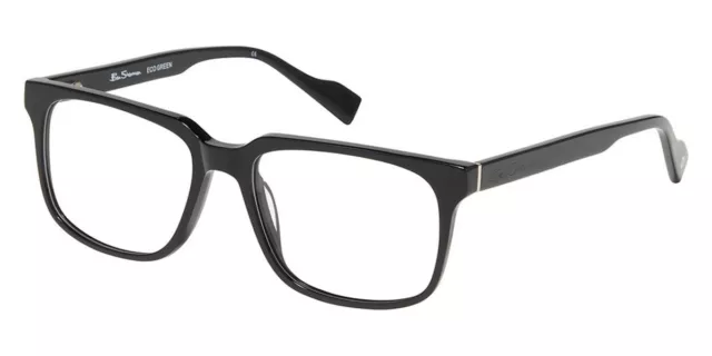 Ben Sherman STRAND Eyeglasses RX Men Black Rectangle 54mm New & Authentic