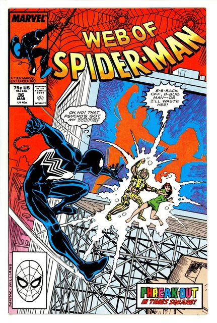 Web of Spider-Man Vol 1 36 FN/VF (7.0) Marvel (1988)