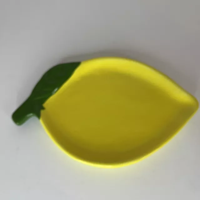 The Grove Home Essentials Lemon Spoon Rest Yellow Porcelain Spoon Rest