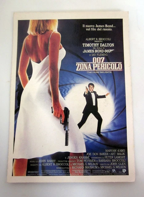 007 ZONA PERICOLO CIAK mini locandina scheda film EUR 2,00 PicClick IT