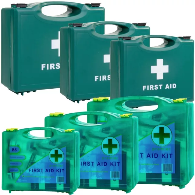 Small-Large PREMIUM BSI APPROVED OFFICE FIRST AID KIT Work/Warehouse Refill Box