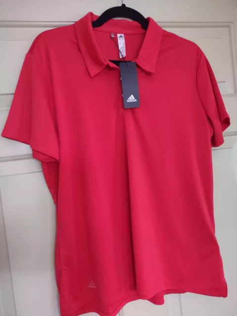 Adidas Women's Golf Polo Performance Polo Sport Shirt XL RED NWT