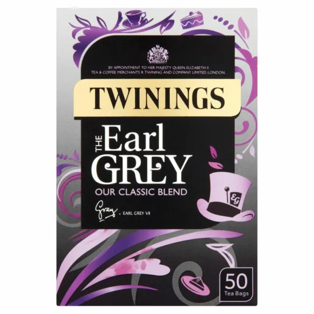 Twinings - Thé Earl Grey - 50 sachets de thé