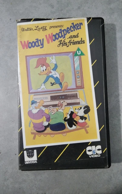 Woody Woodpecker His Friends Vhs Video Rare Vintage 6 95 Woody Woodpecker His Friends Vhs Video Rare Vintage 6 95