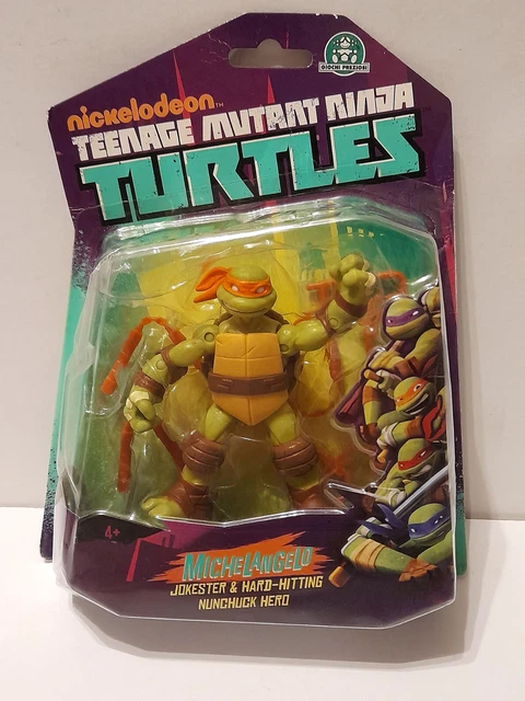PLAYMATES NICKELODEON TEENAGE Mutant Ninja Turtles Michelangelo Figure ...