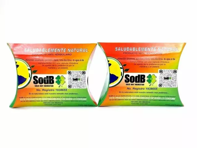 2 PACK Semilla de Brazil SdB 100% Authentic Brasil Seed Supplement - 60 DAYS