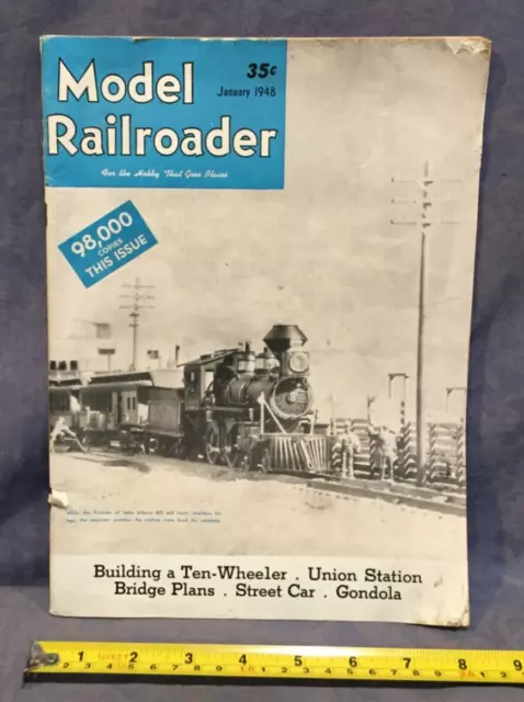 Model Railroader January 1948 Building A Ten-Wheeler