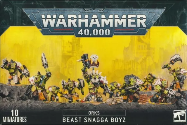 Ork Beast Snagga Boyz painted Warhammer 40k Orks Xenos Nobz Kill
