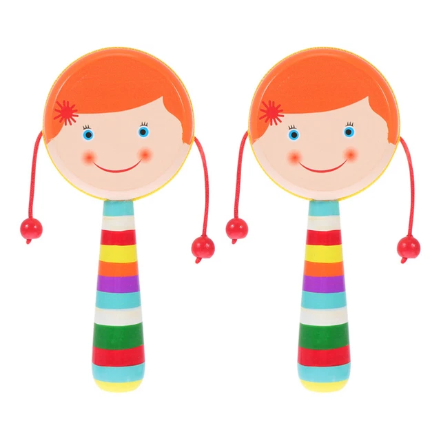 2 Pcs Babyspielzeug 6 Monate Alt Baby-Handrassel Kind
