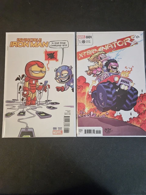 Marvel INVINCIBLE IRON MAN #6 Skottie Young Baby Variant Lot