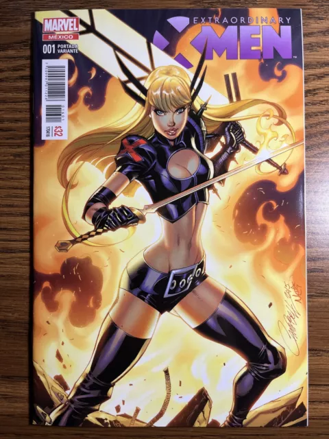 Extraordinary X-Men 1 Nm/Nm+ Rare J Scott Campbell Mexico Variant Marvel 2016