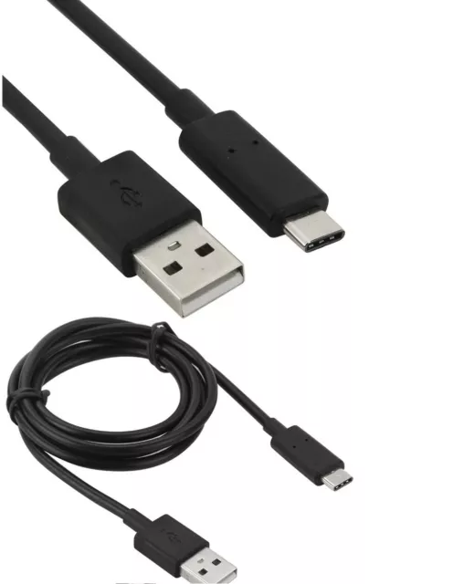 Cable de carga datos para movil Micro USB-C Tipo C 3.1 a USB 2.0 2 Metros Negro