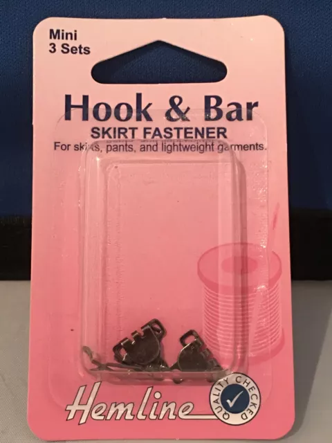 Hook & Bar Light Weight Garments Fastener Mini Set Of 3