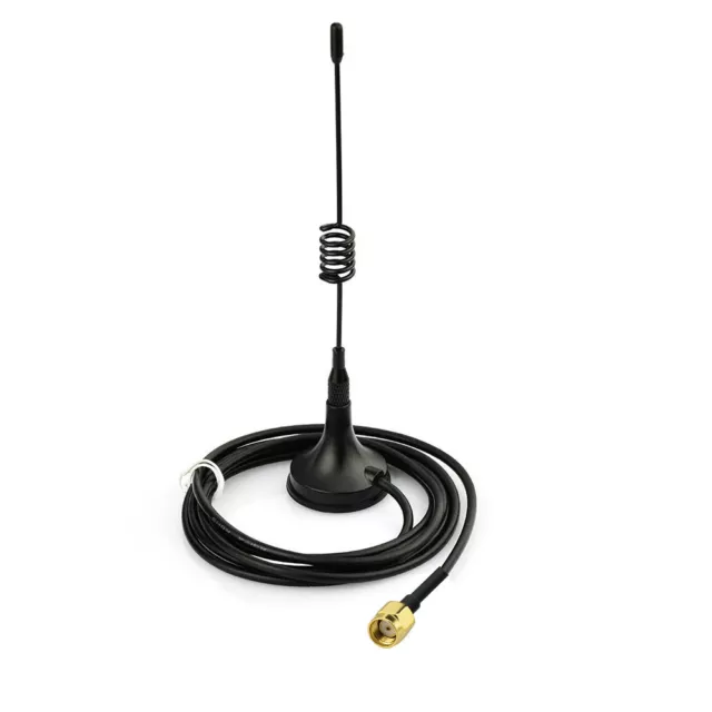 433Mhz Antenna 3dbi RP SMA Plug straight Aerial with Magnetic base with 1.5m