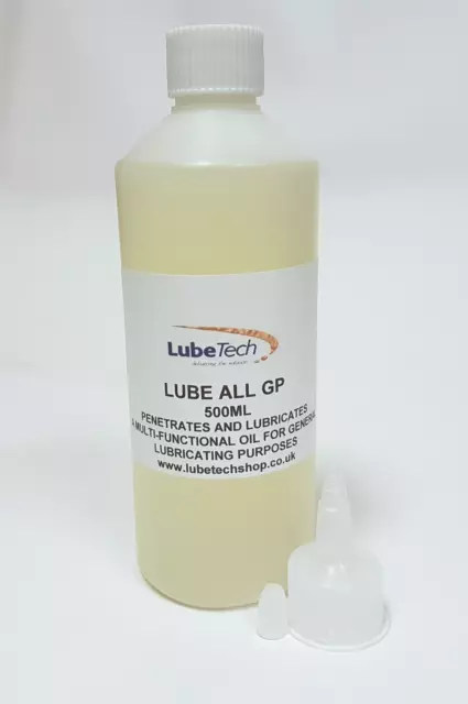 LUBETECH MULTI-USE LUBRICATING OIL ALTERNATIVE TO 3 IN 1 OIL 500ml LUBE ALL GP