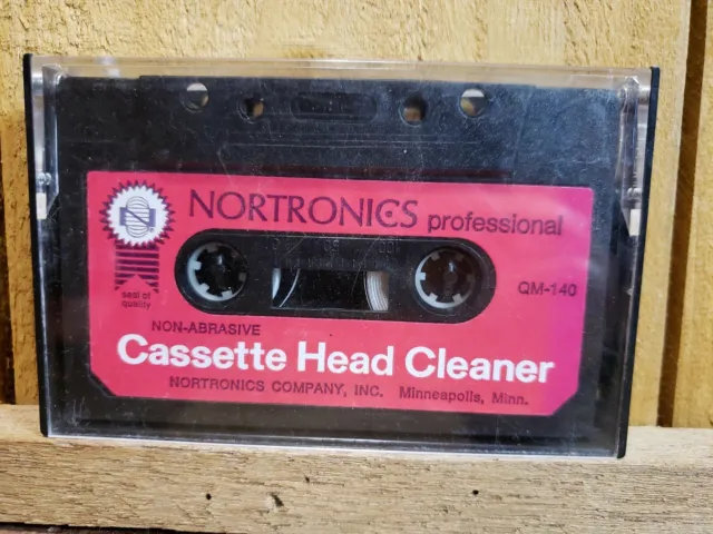 Vintage Nortronics Professional Cassette Head Cleaner Non-Abrasive QM-140